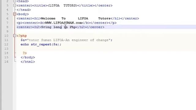 39 String Repeat in PHP смотреть онлайн
