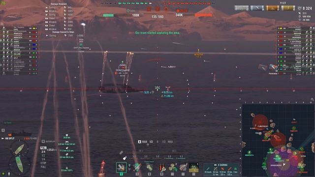 World of Warships | Tier 8 Tech Destroyer - Split (The annoying ship) смотреть онлайн