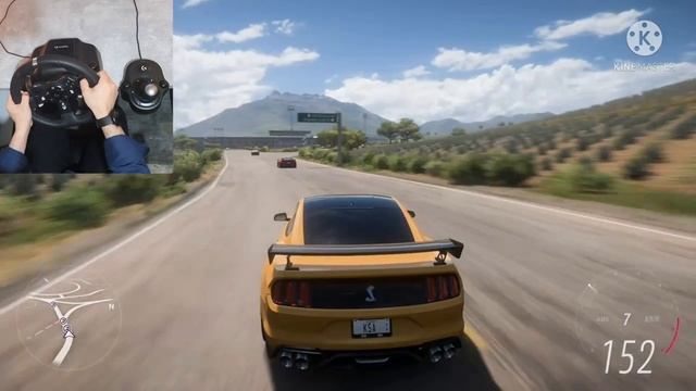 2020 Ford mustang gt500 - Forza horizon 5 | Logitech g920 gameplay смотреть онлайн