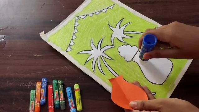 Pongal drawing in easy/craft tamil смотреть онлайн