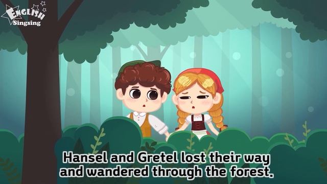One pebble Two pebbles + More Fairy Tales | Hansel and Gretel | English Song and Story смотреть онлайн