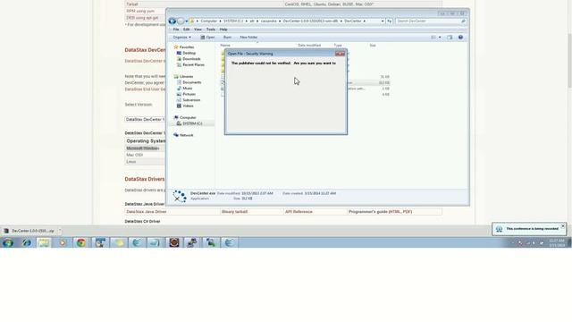 Cassandra Stand alone server installation and connect from Java смотреть онлайн