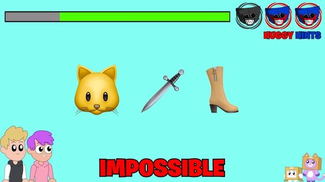 Can You GUESS THE EMOJI?! (POPPY PLAYTIME IMPOSSIBLE PUZZLE GAME!) смотреть онлайн