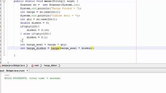 Soal - Program Diskon #15 | Java | Bahasa Indonesia смотреть онлайн