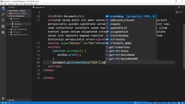 print Method in JavaScript (Hindi) смотреть онлайн