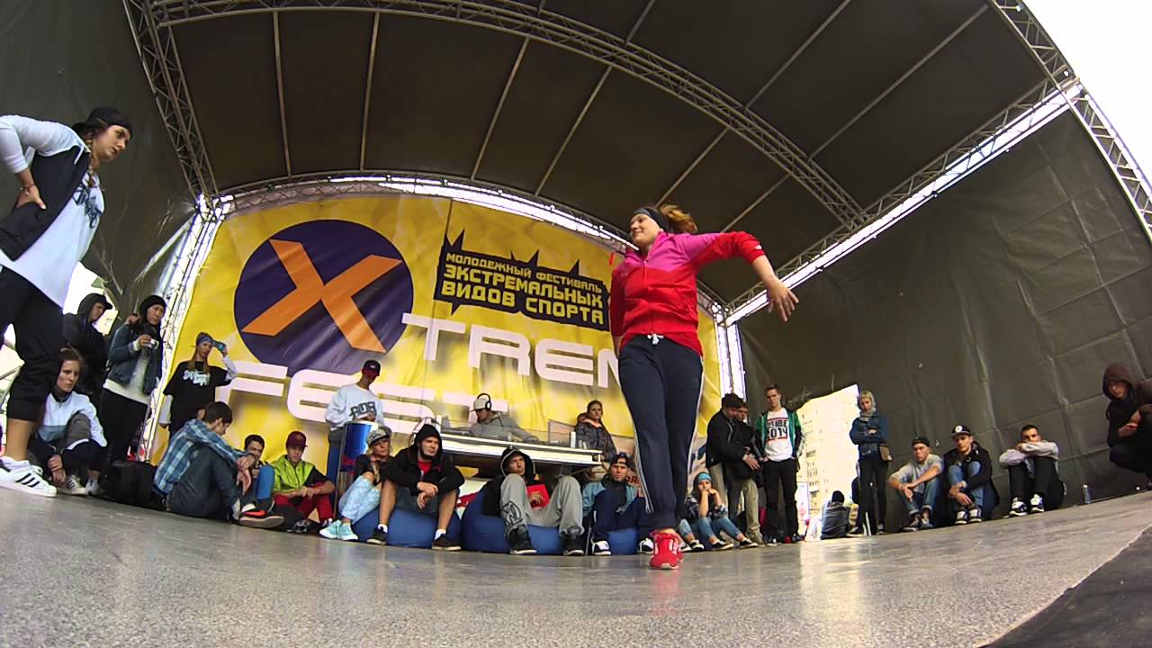 Anya Vs Dasha | 1/8 Bgirl 1x1 | Top Session 2014 - #bboy #bgirl #breakdance