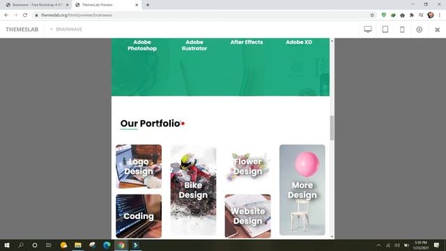 Brainwave: Free Bootstrap 4 HTML5 Agency Website Template смотреть онлайн