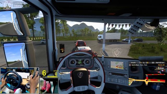 Scania S V8 DC16 Zeemods engine - ETS2 Mapa Eldorado pro 1.48 Steering wheel gameplay смотреть онлайн