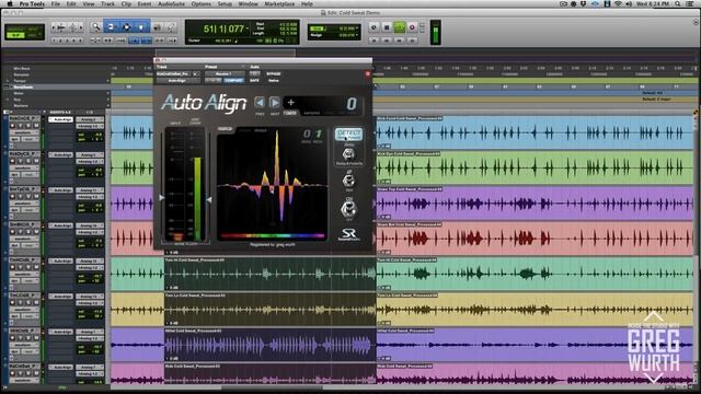 Drum Processing with Drumatom & Auto Align смотреть онлайн