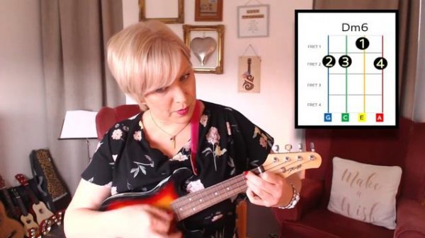 Playing the Dm, Dm6 and Dm7 chords