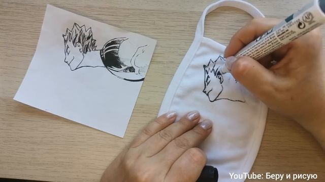 Герои Аниме. Как рисовать на маске. смотреть онлайн