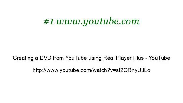 How-To Make A DVD With Real Player смотреть онлайн