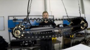 Часть 3. Натяжка гусеницы. Мотобуксировщик своими руками.