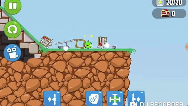 Green x Bad Piggies 🚁 Helicopter bumper смотреть онлайн