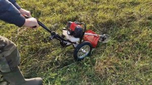 Benzininis trimeris ant ratų HPG/Trimmer on wheels HPG/ Триммер на колесах HPG