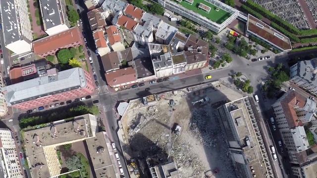 Démolition de la tour Danone à Levallois-Perret смотреть онлайн
