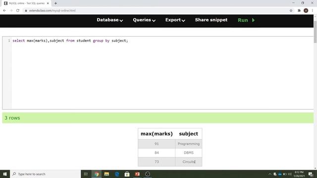 AS Keyword | In Keyword | DBMS Tutorials смотреть онлайн