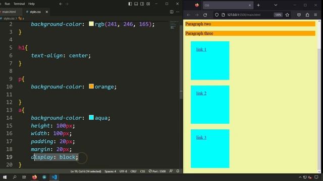 CSS Display Property | Block | Inline | Inline-block | Initial | Inherit | Part-28 | In Hindi смотреть онлайн