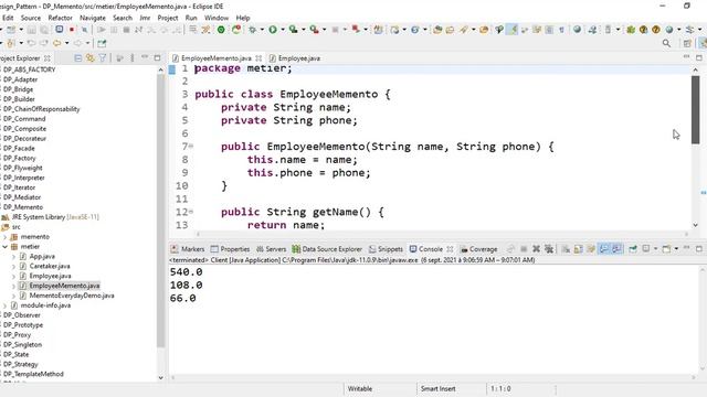 Design Pattern : memento смотреть онлайн