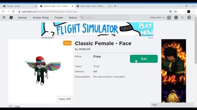 How to get the classic female and male faces!! 'ROBLOX' смотреть онлайн