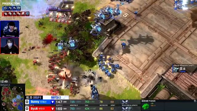 [2022 GSL Season 2] Ro.20 | Группа B | Матч 2: Bunny (T) vs. ByuN (T) смотреть онлайн