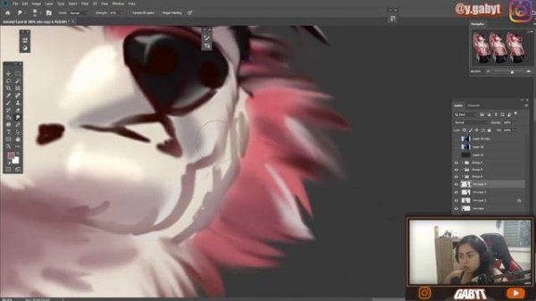 How to draw RENDER Your ART FOR BEGINNERS STEP BY STEP  / ✨Art Tutorial Photoshop