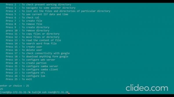 Python based TUI project