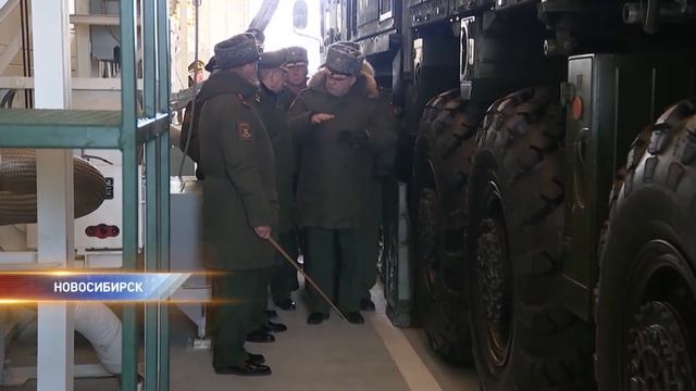 Шойгу проверил дивизию РВСН в Новосибирске смотреть онлайн