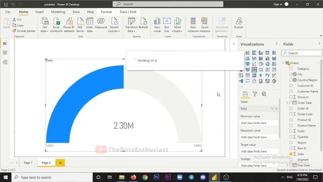 Gauge Chart in Power BI | Power BI Visualisation | Power BI Hero | Power BI Tutorials | Bangla смотреть онлайн