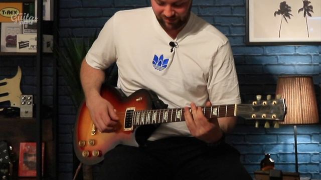 EHX Green Russian Big Muff Fuzz Pedal + Gibson Les Paul Studio - The Guitar Bay смотреть онлайн