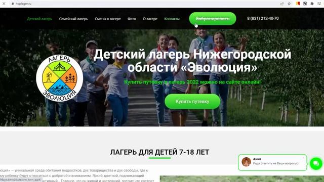 SEO видео разбор сайта Детского лагеря и сайта Каркасных домов. смотреть онлайн