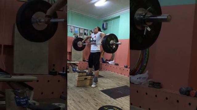 Snatch Pull From Ladder Block ( Touch And Go)