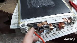 собрал из ячеек Ниссан Лиф аккумулятор 24V