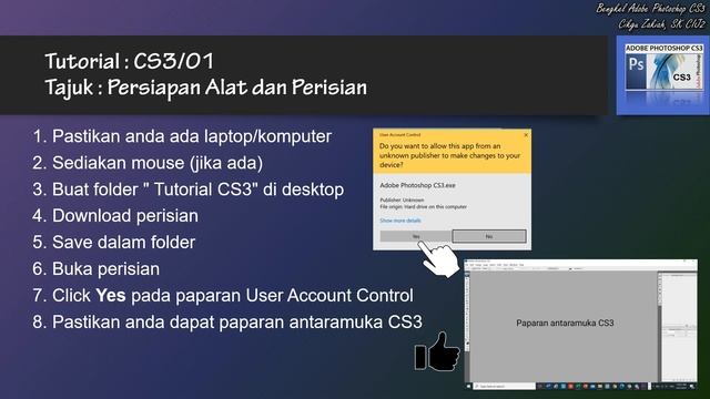 Tutorial 1 CS3 (Langkah 6 - 8) смотреть онлайн