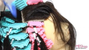 Прикорневой объем с использованием клипс и роликов. MBShop