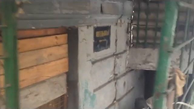 Разрушение подвала в Запорожье