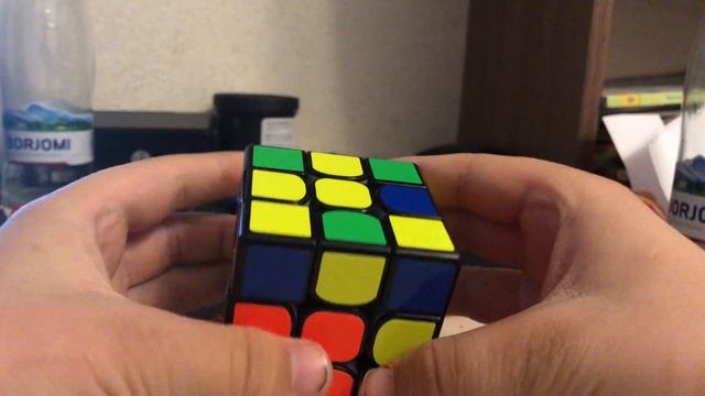 Как собрать кубик рубик 3x3.3 часть. Второй слой и жёлтый крест. смотреть онлайн
