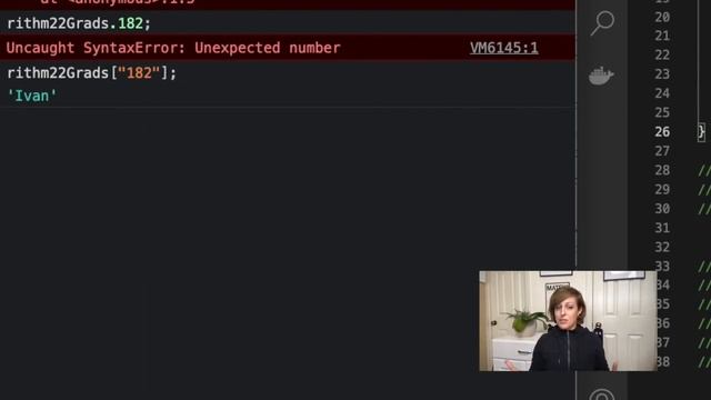 Dot vs. Bracket Notation with JavaScript Objects смотреть онлайн