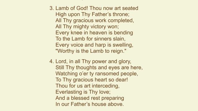 #132 -- Lamb of God, when we behold Thee смотреть онлайн