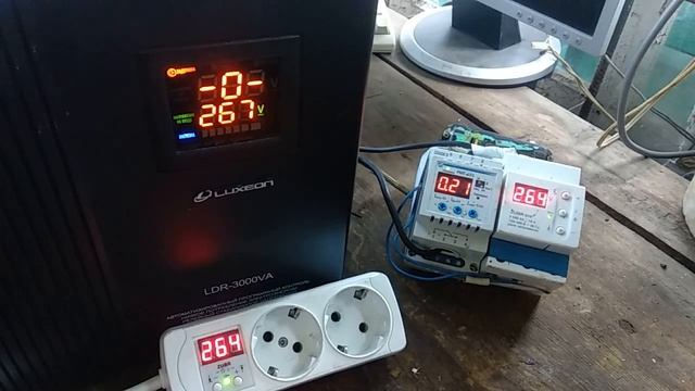 Обзор Тест стабилизатора Luxeon LDR-3000VA