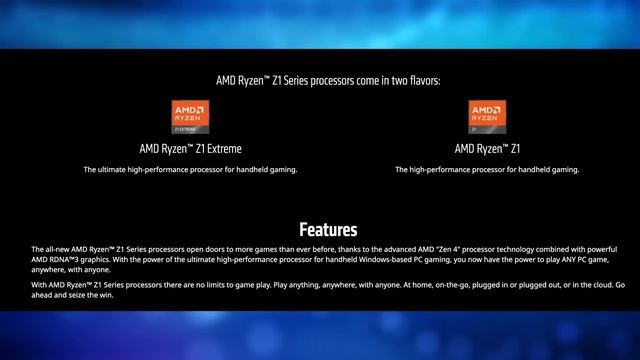 AMD Announces The New Ryzen Z1 & Z1 Extreme APUs For Handheld Gaming PCs!