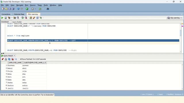 Mastering SQL-String Functions| CONCAT,SUBSTR,LENGHT,INSTR,REPLACE,CASE | Learn for Grow |Concept#2 смотреть онлайн