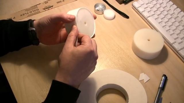 Fastening sandpaper to the wheel смотреть онлайн