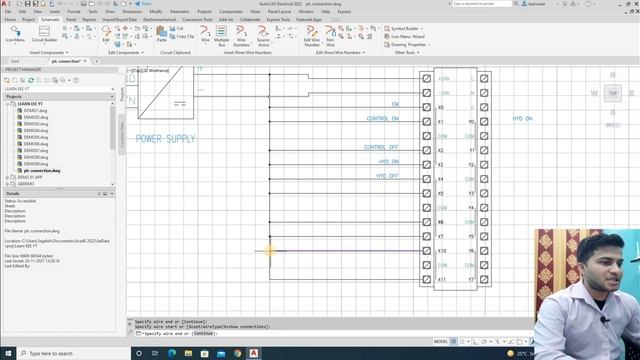 PLC I/O Connection with Relay Board |AutoCAD Electrical 2022 in Hindi| AutoCAD Electrical смотреть онлайн
