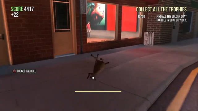 Goat Simulator All Golden Goat Trophies Locations Goat City Bay