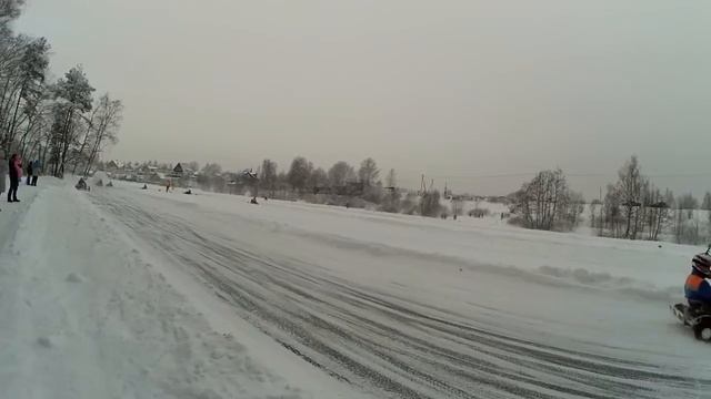 Соревнования по зимнему картингу во Всеволожске! смотреть онлайн