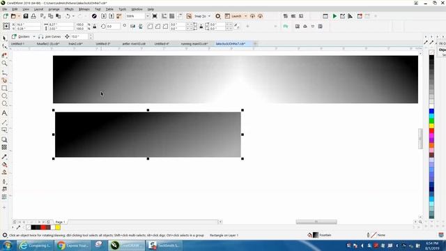 Corel Draw Tips & Tricks Interactive Fountain Fill Tool смотреть онлайн