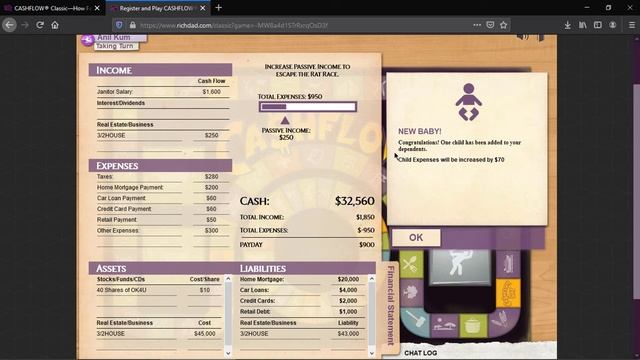 How To Play and Win CashFlow Game- Rich Dad Poor Dad Game | Robert Kiyosaki's Cashflow Game смотреть онлайн