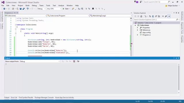 Trabajando con diccionarios en c#, ejemplos | Colecciones y Arreglos | Programando en C# смотреть онлайн