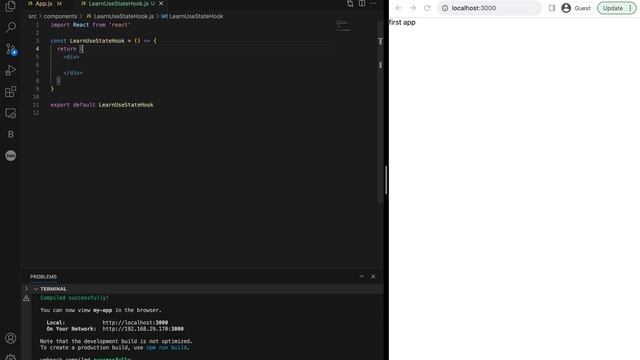 React hook useState() смотреть онлайн